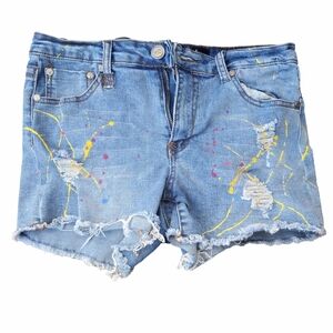 Distressed Blue Denim Shorts 13/14